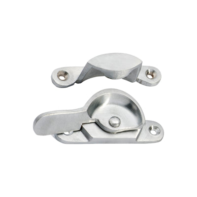 Tradco Sash Fastener Narrow Satin Chrome L69xW17mm