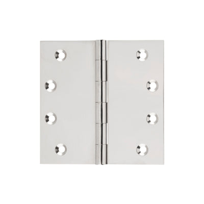 Southern Design Group Fixed Pin Hinge - H100xW100mm - Polished Nickel Finish