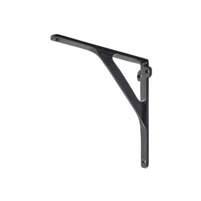 Tradco Shelf Bracket Iron Small Matt Black H130xP130mm