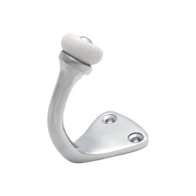 Tradco Robe Hook Porcelain Tip Chrome Plated H45xP70mm