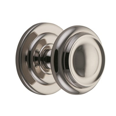 Iver Centre Door Knob Sarlat Polished Nickel D98xP99mm BP107mm