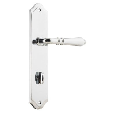 Iver Door Lever Sarlat Shouldered Privacy Pair Polished Chrome CTC85mm L111xP55mm BPH250xW48mm