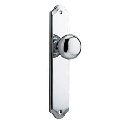 Iver Door Knob Cambridge Shouldered Latch Pair Polished Chrome D55xP62mm BPH250xW48mm