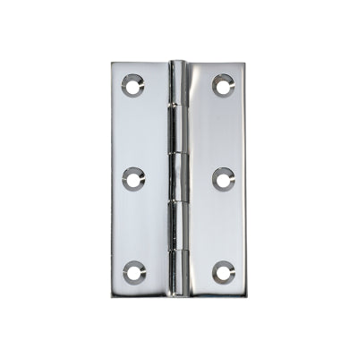 Southern Design Group Fixed Pin Hinge - H89xW50mm - Chrome Plated Finish