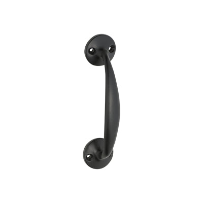 Tradco Cabinet Pull Handle Telephone Matt Black L110xP30mm