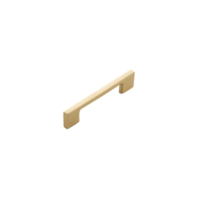 Iver Cabinet Pull Cali Polished Brass With Backplate L141xW24xP31mm CTC96mm