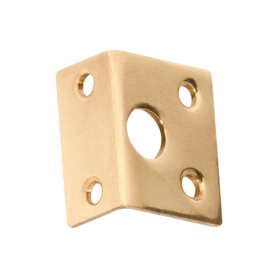 Tradco Right Angle Keeper Polished Brass Bolt 7.5mm