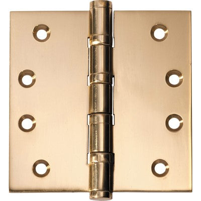 Southern Design Group Ball Bearing Hinge - H100xW100mm - Polished Brass Finish