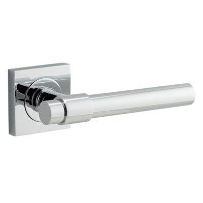 Iver Door Lever Helsinki Rose Square Concealed Fix Pair Polished Chrome L137xP61mm BPH52xW52mm