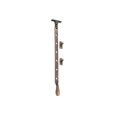 Tradco Casement Stay Base Fix Large Antique Brass L300mm