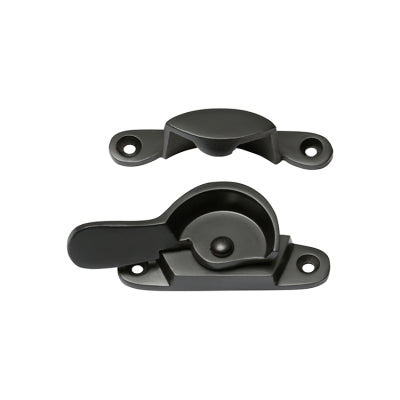 Tradco Sash Fastener Narrow Matt Black L69xW17mm