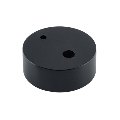 Tradco Door Stop Spacer Oval Matt Black H15xD40mm