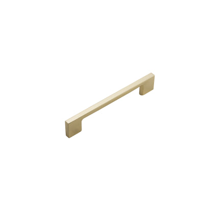 Iver Cabinet Pull Cali Polished Brass With Backplate L173xW24xP31mm CTC128mm