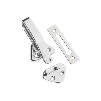 Tradco Hopper Window Fastener Chrome Plated L74xW39xP31mm