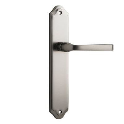 Iver Door Lever Annecy Shouldered Latch Pair Satin Nickel L117xP65mm BPH250xW48mm