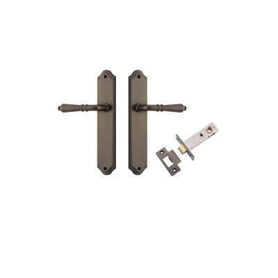 Iver Door Lever Sarlat Shouldered Signature Brass Passage Kit