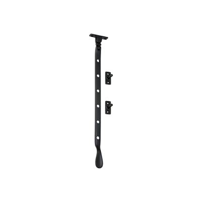 Tradco Casement Stay Base Fix Large Matt Black L300mm