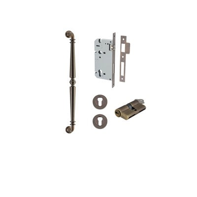 Iver Pull Handle Sarlat Signature Brass CTC450mm Key / Key Entrance Kit