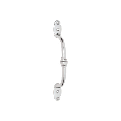 Tradco Cabinet Pull Handle Offset Banded Chrome Plated L180xP41mm