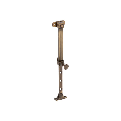 Tradco Casement Stay Telescopic Pin Antique Brass L200-295mm