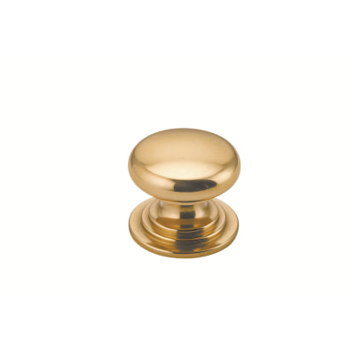 Iver Cupboard Knob Sarlat Polished Brass P27xD32mm