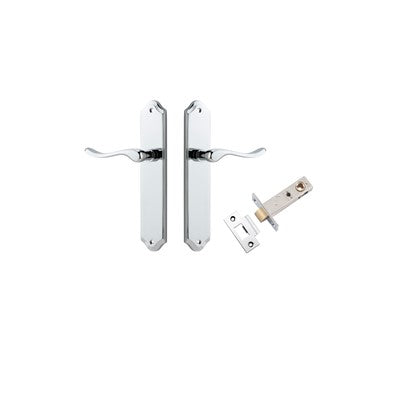 Iver Door Lever Stirling Shouldered Polished Chrome Passage Kit