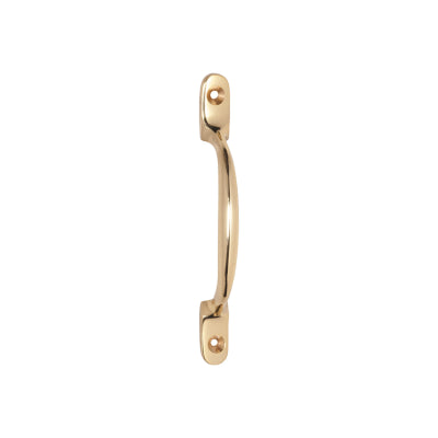 Tradco Cabinet Pull Handle Standard Polished Brass L125xP26mm