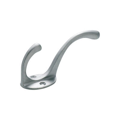 Tradco Hat & Coat Hook Victorian Satin Chrome H110xP50mm