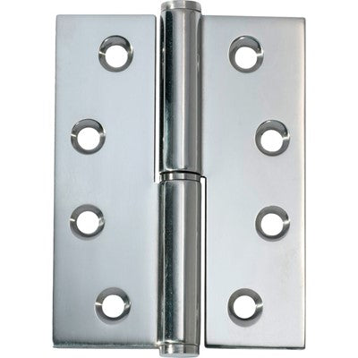 Southern Design Group Lift Off Hinge - RH H100xW75mm - Chrome Plated Finish