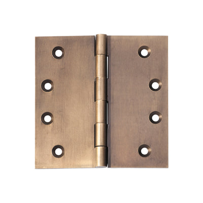 Southern Design Group Fixed Pin Hinge - H100xW100mm - Antique Brass Finish