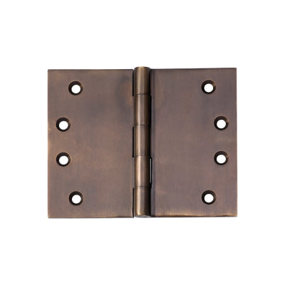 Southern Design Group Broad Butt Hinge - H100xW125mm - Antique Brass Finish