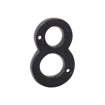 Tradco Numeral 8 Iron Matt Black H75mm