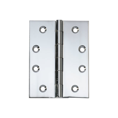 Southern Design Group Fixed Pin Hinge - H100xW75mm - Chrome Plated Finish