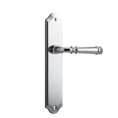 Iver Door Lever Verona Shouldered Latch Pair Polished Chrome L122xP58mm BPH250xW48mm