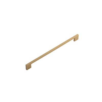 Iver Cabinet Pull Cali Brushed Brass With Backplate L301xW24xP31mm CTC256mm