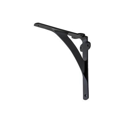 Tradco Shelf Bracket Iron Large Matt Black H200xP200mm