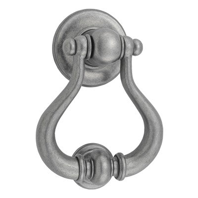 Iver Door Knocker Sarlat Distressed Nickel H137xW115xP60mm BP70mm