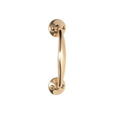 Tradco Cabinet Pull Handle Telephone Polished Brass L110xP30mm