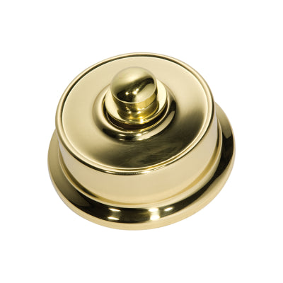 Tradco Fan Controller Federation Polished Brass D62xP38mm