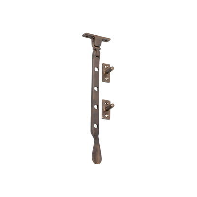 Tradco Casement Stay Base Fix Small Antique Brass L200mm