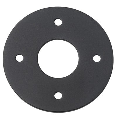 Iver Adaptor Plate Pair Rose Round Matt Black OD60xP2mm ID22mm CTC41.5mm