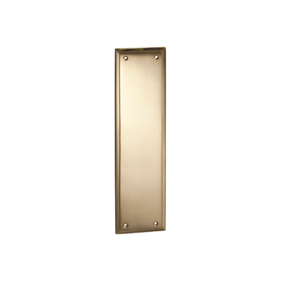 Tradco Push Plate Milton Polished Brass H300xW75mm