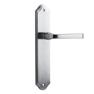 Iver Door Lever Annecy Shouldered Latch Pair Brushed Chrome L117xP65mm BPH250xW48mm