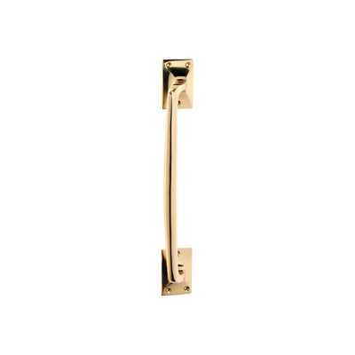 Tradco Pull Handle Classic Offset Polished Brass H305xW42xP60mm