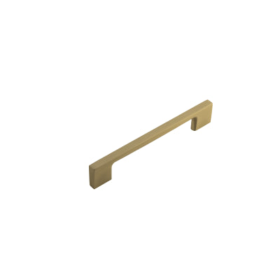 Iver Cabinet Pull Cali Brushed Brass With Backplate L173xW24xP31mm CTC128mm