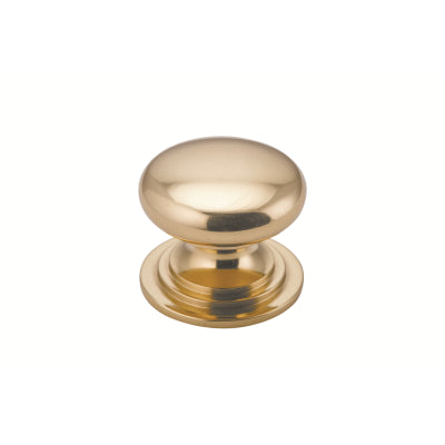 Iver Cupboard Knob Sarlat Polished Brass P32xD38mm