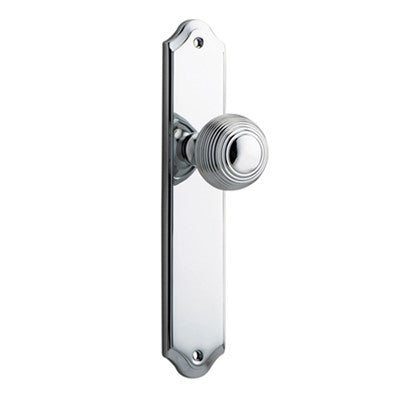 Iver Door Knob Guildford Shouldered Latch Pair Polished Chrome D52xP74mm BPH250xW48mm