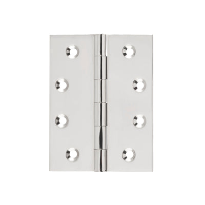 Southern Design Group Fixed Pin Hinge - H100xW75mm - Polished Nickel Finish