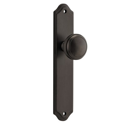 Iver Door Knob Paddington Shouldered Latch Pair Signature Brass D55xP63mm BPH250xW48mm