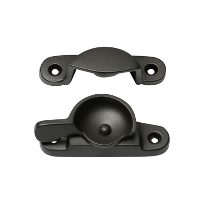 Tradco Sash Fastener Classic Matt Black L65xW25mm